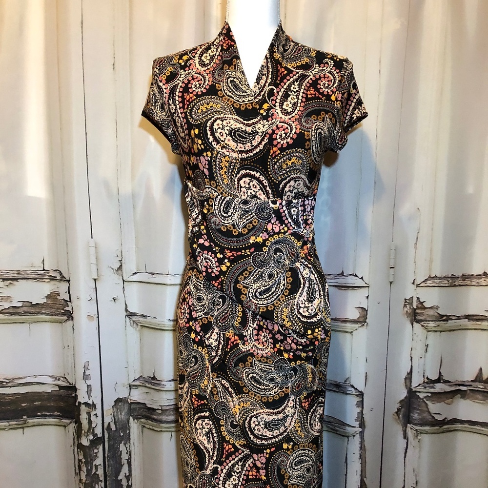 Rachel Rachel Roy Women's Floral Print Mid-Calf Wrap Dress - NWOT!